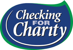 Checking for Charity graphic